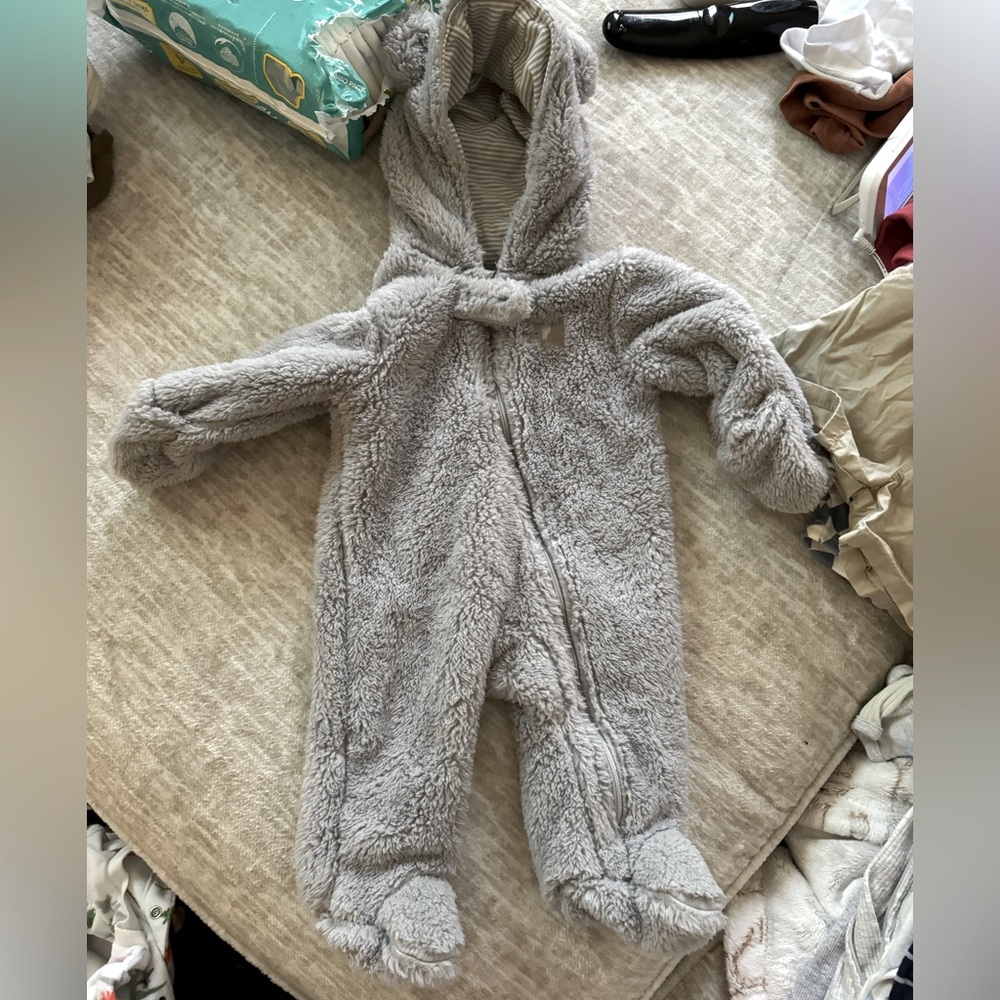 Carters Baby bear overall footie